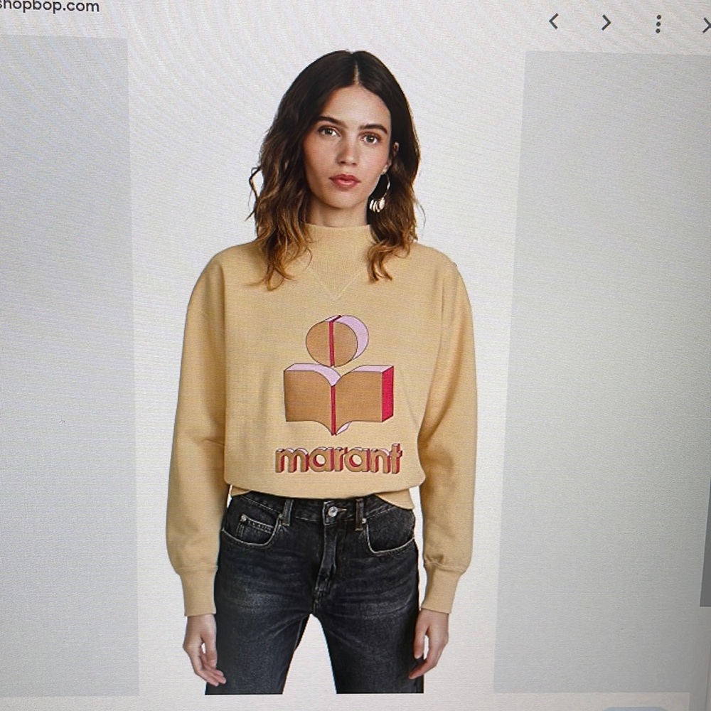 Never Worn - Isabel Marant Moby Sweatshirt in Honey